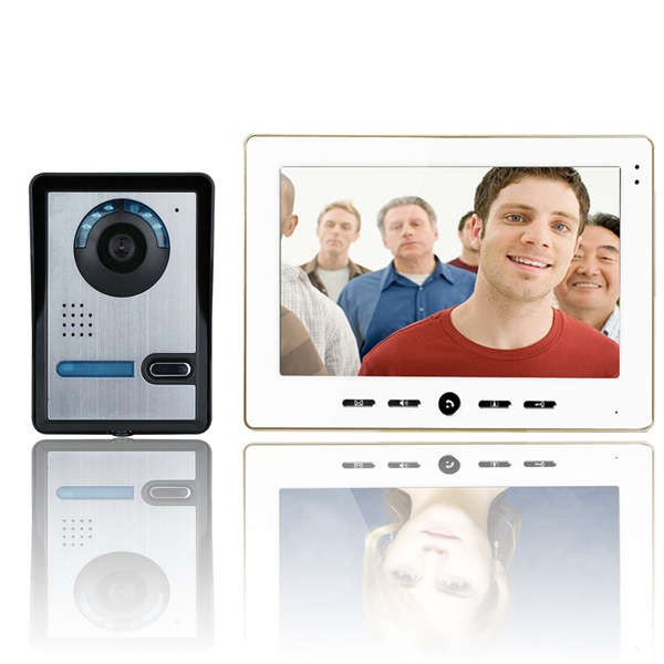 ENNIO SY1002FA11 10 Inch Video Door Phone Doorbell Intercom Kit 1-Camera 1-Monitor Night Vision