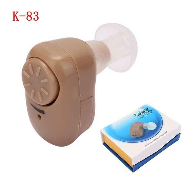 K-83 MINI In Ear Hearing Aid Sound Amplifier Voice Enhancement Volume Adjustable