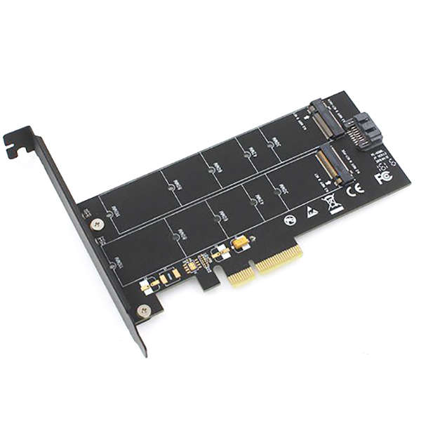 JEYI SK7 110mm M.2 NGFF To PCI-e 3.0 B Key M Key Dual Interface Adapter Card