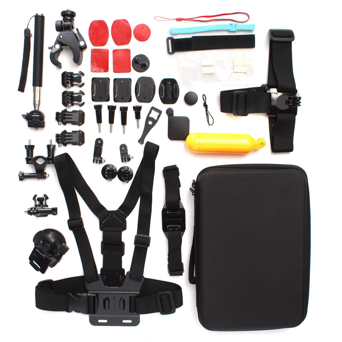 33 In 1 Floating Monopod Mount Accessories Kit Set For GoPro Hero 1 2 3 4 Xiaomi Yi Camera SJcam
