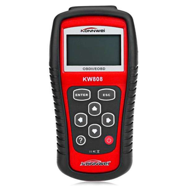 KONNWEI KW808 OBDII EOBD Auto Code Reader Work for US/Asian/European Vehicles