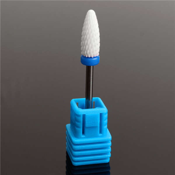 2.34mm Shank Ceramic Round Nail Drill Bit Electric Nail Grinding Machine Head Drill Bit
