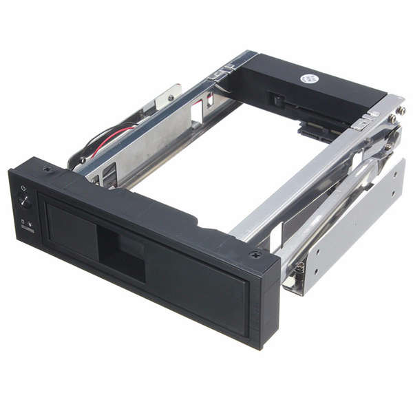 Original ORICO 1106SS 5.25 CD-ROM Space to 3.5 inch SATA HDD Mobile Rack Bracket Enclosure