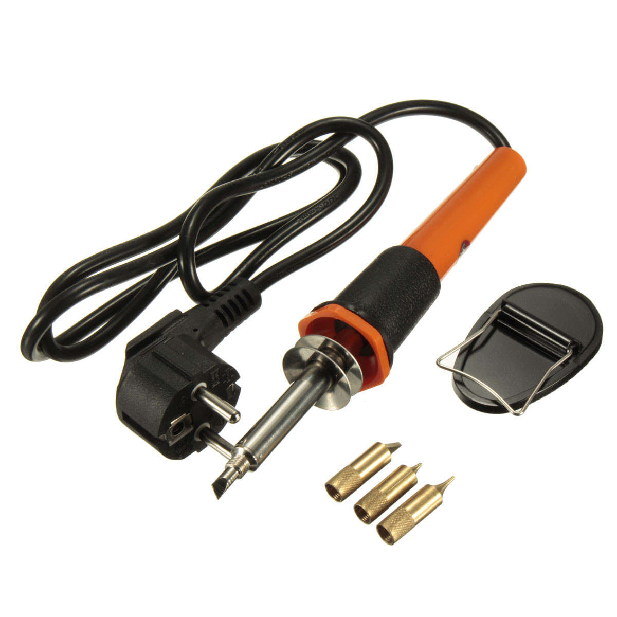 30W Pyrography Tool Wood Burning Craft Woodburning Pen Grip Iron with Tips & Stand