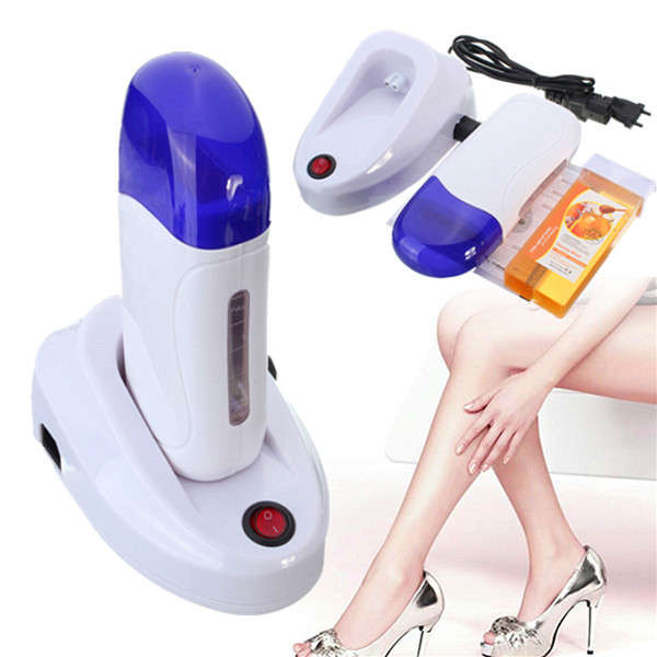 Roll On Electric Depilatory Wax Machine Heater Waxing Hair Removal Kit Tools