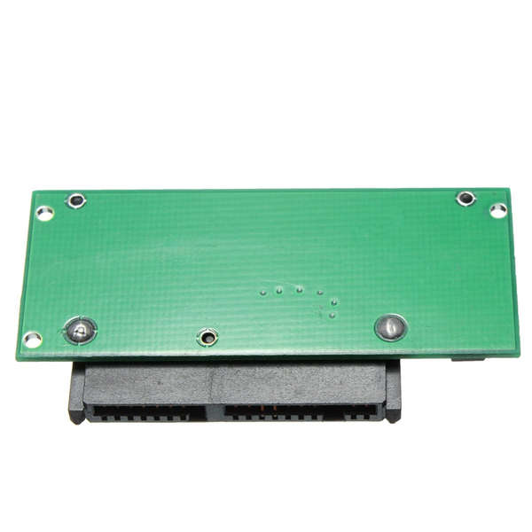 1.8inch Micro SATA MSATA SSD to 7+15 2.5inch SATA Adapter Converter Card Plate
