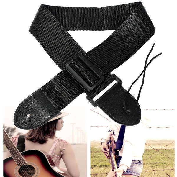 Adjustable Acoustic Electric Soft Guitar Bass Strap