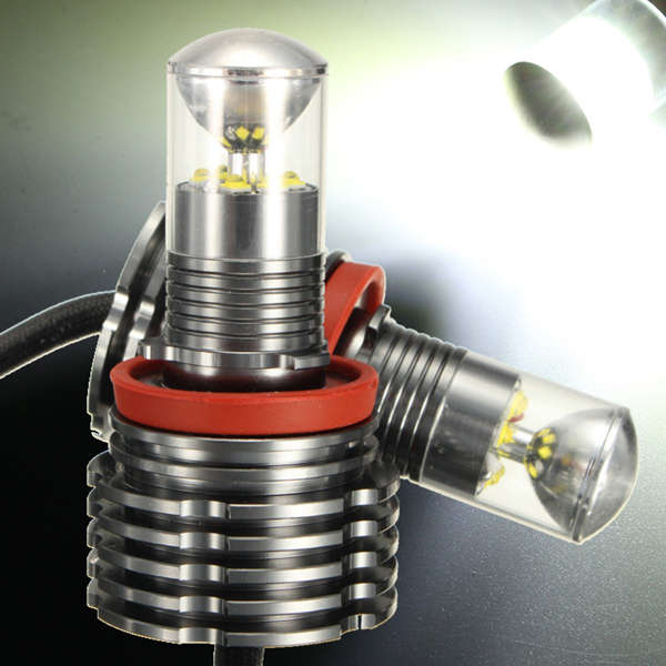 2X 60W CREE LED Angel Eyes Halo Light H8 for BMW E90 E92 E82 E70 X5 E71 X6 E89