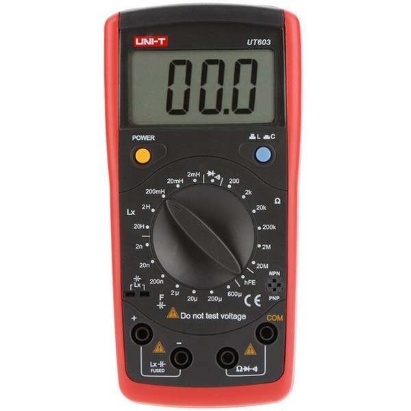 UNI-T UT603 Digital  LCD Modern Inductance Capacitance Meter Tester LCR Meter Capacitor Ohmmeter wi