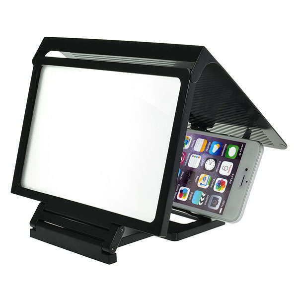 Ultra Slim Foldable 3D High Definition Shading Shield Screen Magnifier For Cellphone