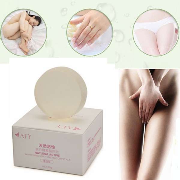 AFY Active Enzyme Crystal Soap Natural Body Whitening Perineum Armpit Odor Melanin Remover