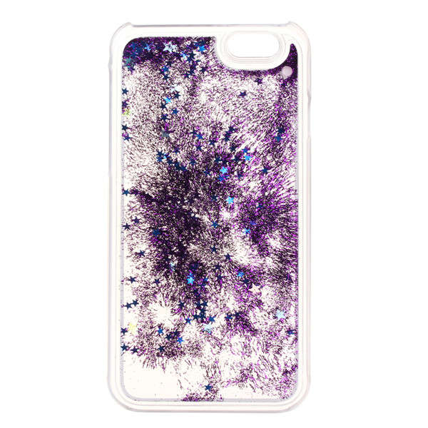 Dynamic Liquid Glitter Stars Quicksand Hard Phone Case Cover For Apple iPhone 6 6S Plus