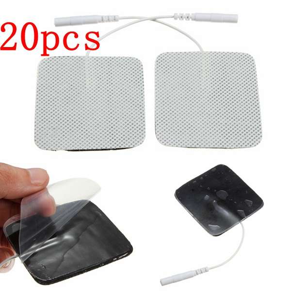 20pcs Electrode Pads for TENS EMS Tens Acupuncture Replacement Stimulator Self Adhesive Reusable