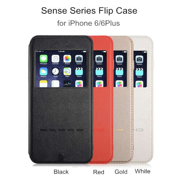 G-Case Sense Series Flip Case Cover PU+PC+TPU Protective Shell For iPhone 6 6S 6Plus 6S Plus