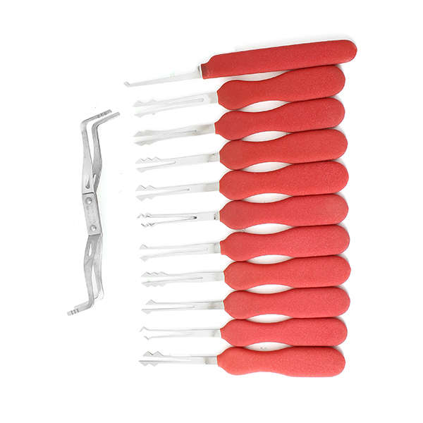11Pcs Lock Pick Tools Set Lock Opener Locksmith Picking