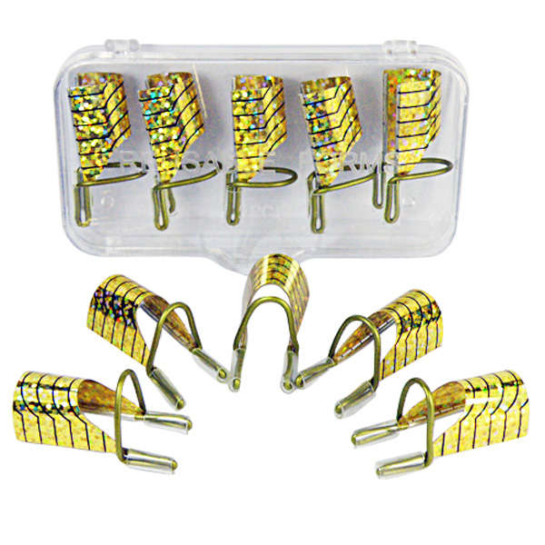 5pcs Reusable UV Acrylic Nail Art Tips Forms Tool