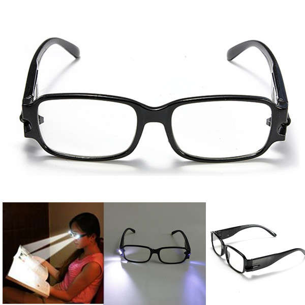 LED Reading Glasses Eye Magnifier with Counterfeit Detection