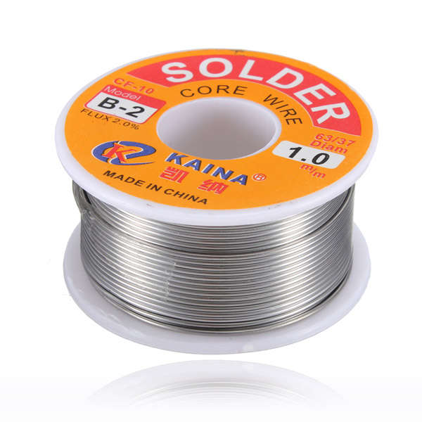 63/37 45FT 1mm Tin Lead Solder Flux Soldering Iron Wire Reel