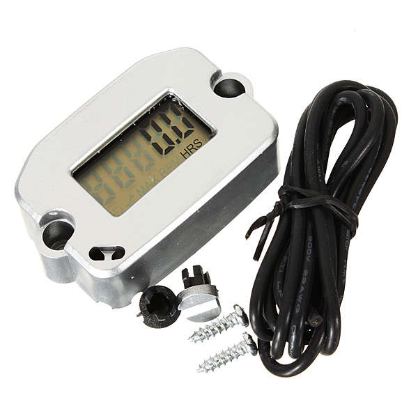 Tach Hour Meter Timer Digital Gauge Scooter Auto Motor ATV Tachometer