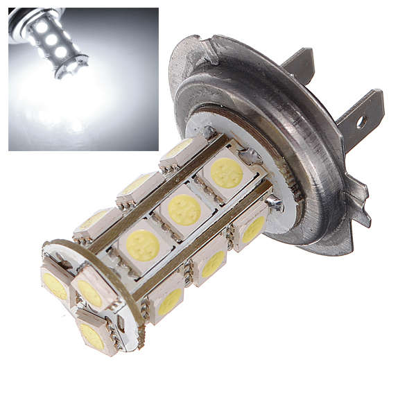 Car H7 18 SMD LED White Head Light Bulbs Lamp New