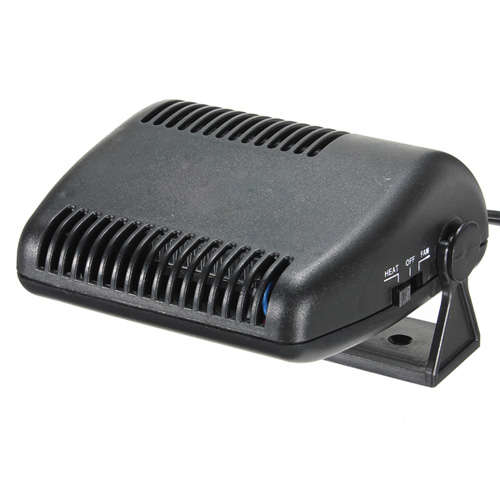 Car Auto Vehicle Portable Ceramic Heater Heating Cooling Fan Defroster