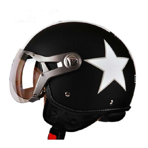 ECE Motorcycle Half Helmet Male and Female UV Safety Helmets for BEON