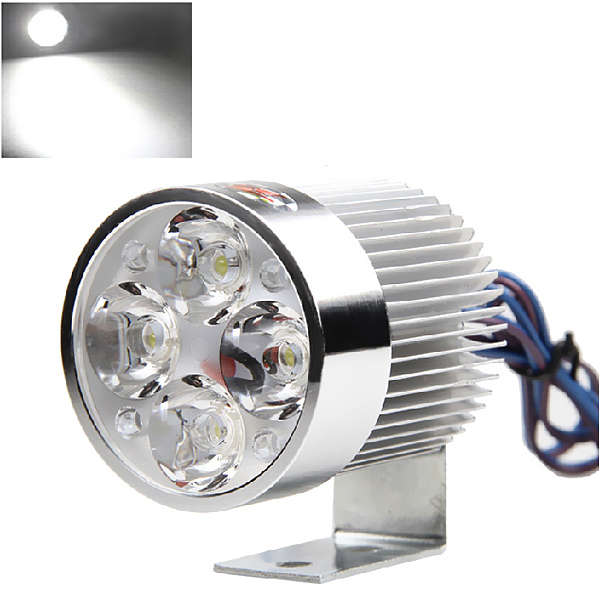 Motorcycle Bicycle Assist Lamp LED Headlights Modification Spotlight