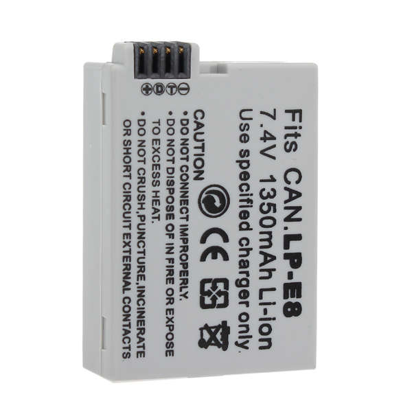 CAN.LP-E8 Rechargeable 1350mAh 7.4V Li-ion Protected Battery