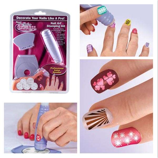 Nail Art Stamp Stamping Kit DIY Design Polish Design Set