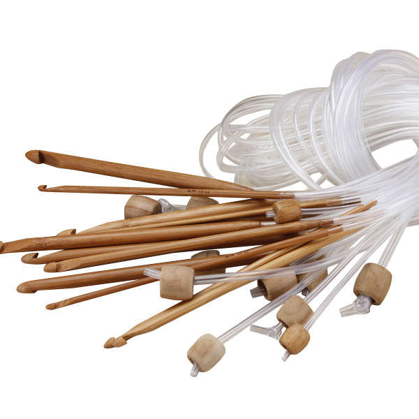 Afghan Carbonized Bamboo Knitting Needle Crochet Hooks