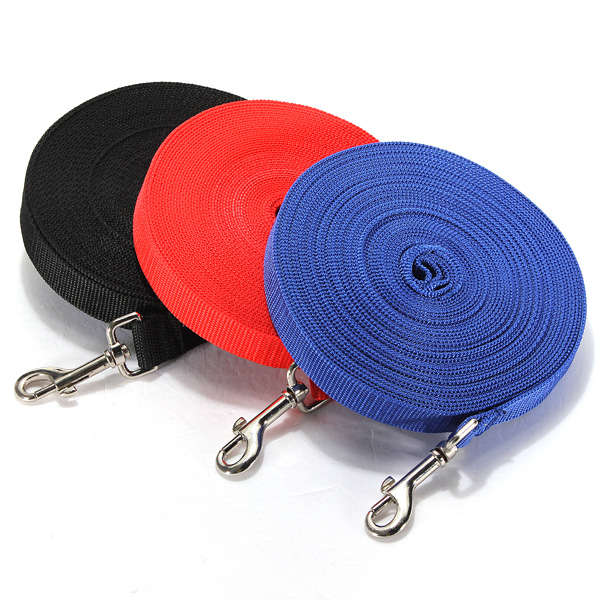 12m Pet Dog Cat Pure Color Pet Leash Simple Durable Dog Leash