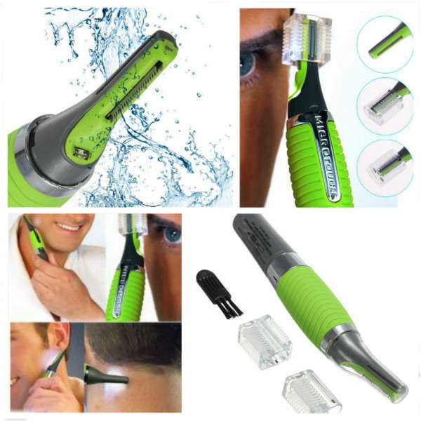 Personal Ear Nose Neck Hair Trimmer Clipper With LED Light