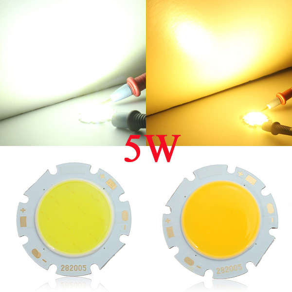 5W Round COB LED Bead Chips For Down Light Ceiling Lamp DC 15-17V