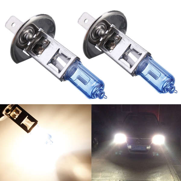 1X Car White Headlight Halogen Bulb H1 HID Xenon Light Lamp 100W 12V