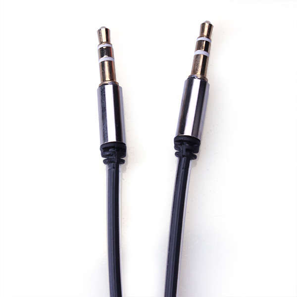 Male to Male Record Car Audio Cable For iPhone Smartphone Device