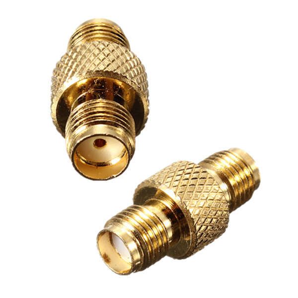 Alloy Steel SMA To SMA Female Jack Straight RF Connector Adapters