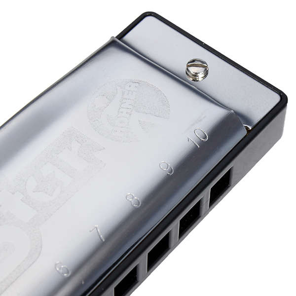 Silver Star HOHNER 10 Holes Blues Harmonica Key Of C