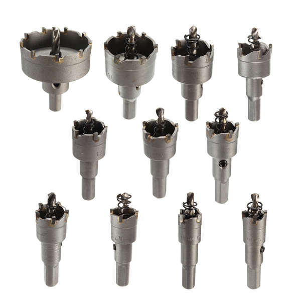 15-50mm Carbide Tip Drill Bit Metal Wood Alloy Cutter Hole Saw Tool