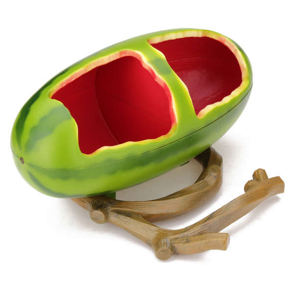 Watermelon Plastic Bird Cup Bird Food Feeder