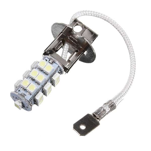 H3 3W 25 3528-SMD LED Car HID Xenon Fog Headlight Head Lamp Bulb