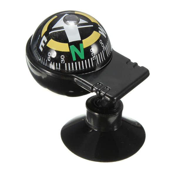 Plastic Auto Spherical Ball Vehicle Mounted Compass Direction Adhesive
