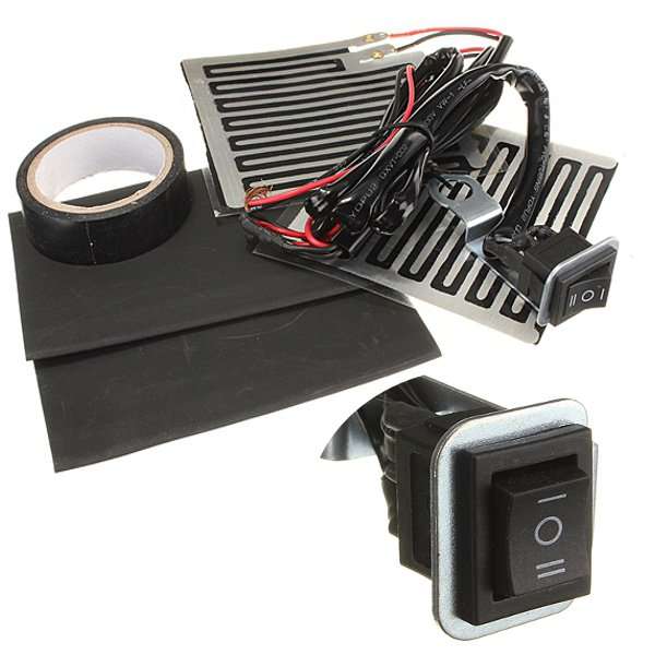 Universal Motorcycle Handlebar Grips Heated Wrap 3 Position Switch