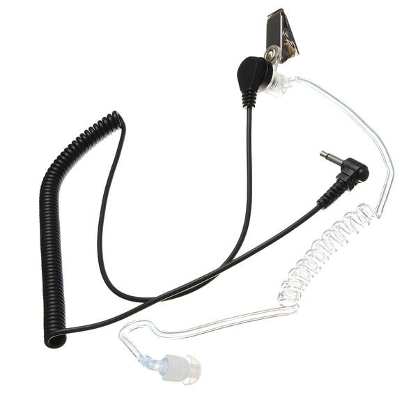 Listen Receive Acoustic Tube Covert Earpiece Headset 3.5mm