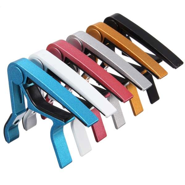 Aluminium Alloy Release Spring Trigger Capo Electric Acoustic Guitars