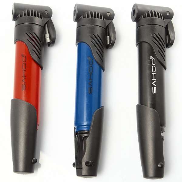 SAHOO Portable Mini Bike Tyre Inflator Air Pump With T Handle