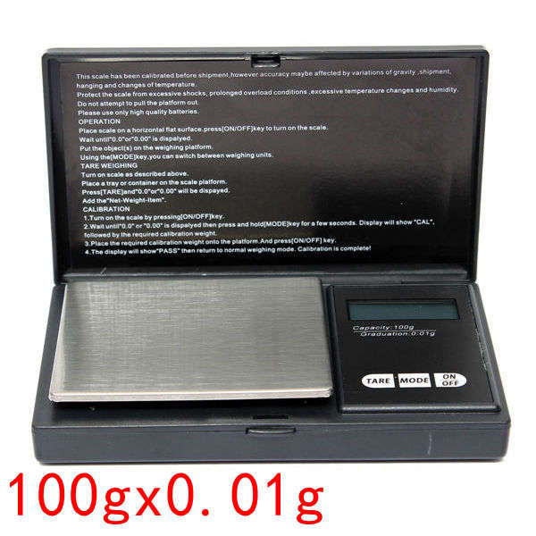100g x 0.01g Electronic Mini Pocket Diamond Jewelry Digital Scale