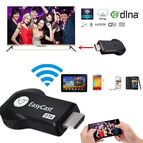 EasyCast EZCAST WiFi OTA Display Dongle Miracast TV Dongle HDMI DLNA AirPlay 1080P For Android IOS