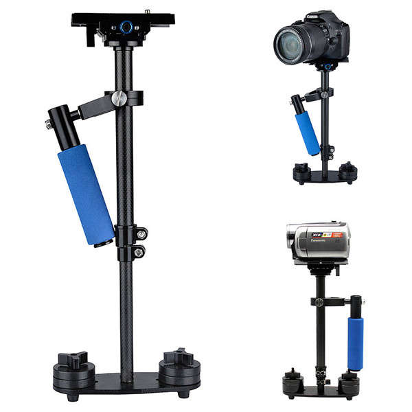 S60 Carbon Fiber Handheld Stabilizer Steadicam With Bag For Camcorder Camera Video DV DSLR