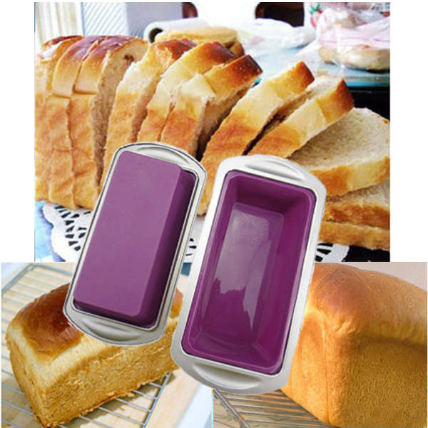 Silicone Toast Cake Mold Pan Pizza Mousse Baking Tool