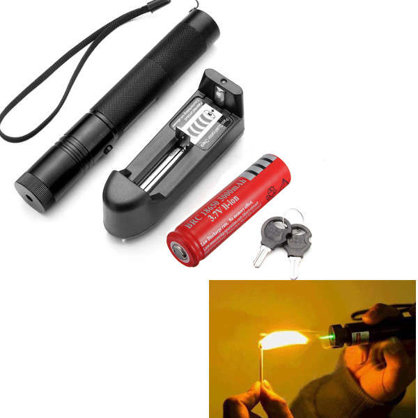 Burning Laser 301 Green Laser Pointer High Power Laser Suit 5mw